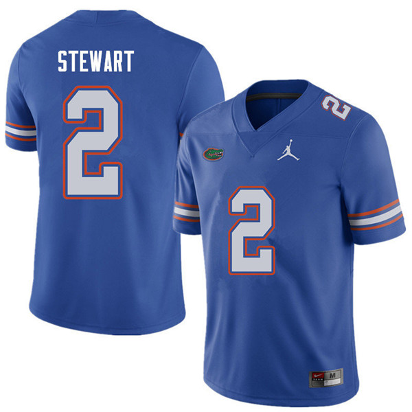 Jordan Brand Men #2 Brad Stewart Florida Gators College Football Jerseys Sale-Royal